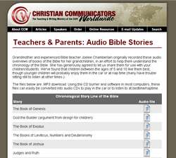 free children's bible stories on mp3