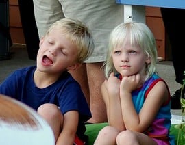 children singing