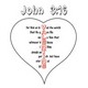 Coloring Page for Valentine's Day with John 3:16