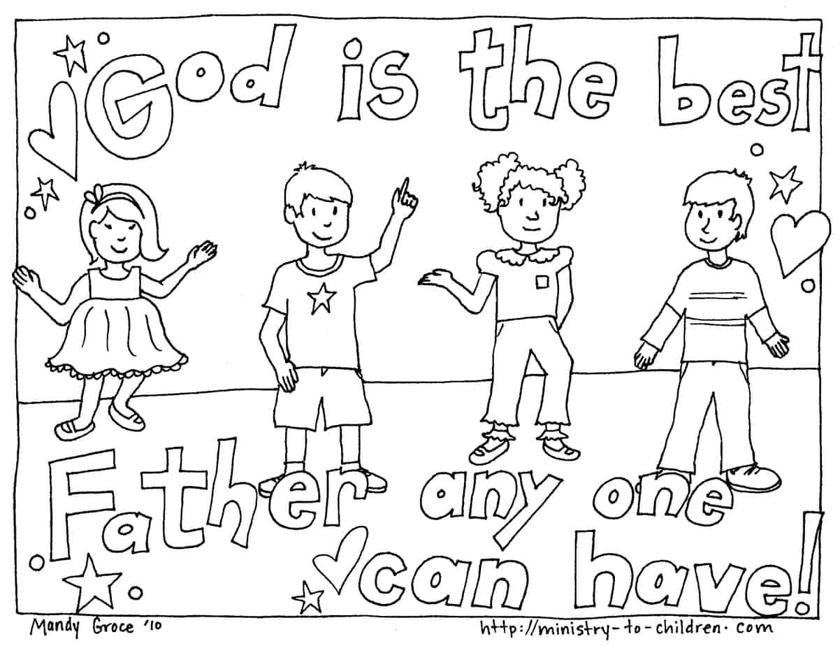 Father s Day Coloring Pages by Mandy Groce