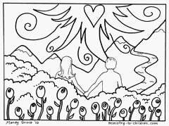 day 6 of creation coloring pages - photo #24