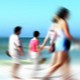 Family Fun on the Beach in Summer