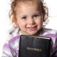 Little Girl with Bible