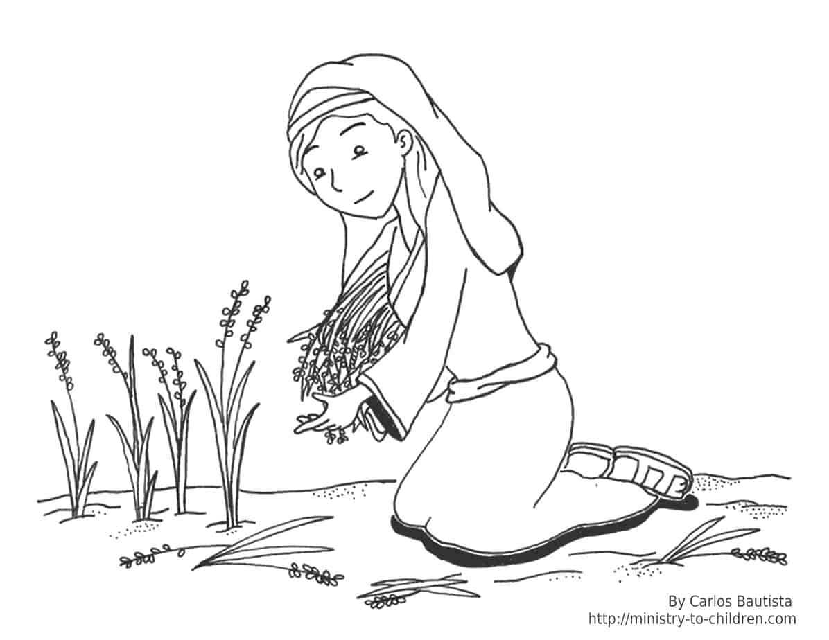 naomi and ruth coloring pages - photo #1