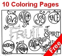Free Fruit of the Spirit Printables for Kids