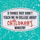 Ryan Frank Book about Kids Ministry
