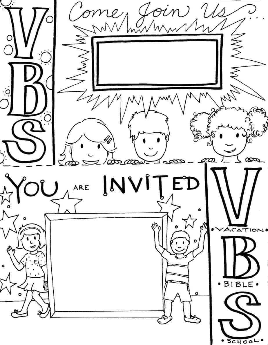 vacation bible school coloring pages - photo #17