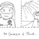 Paul's Conversion Coloring Page