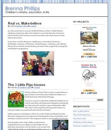 Brenna Phillips blog screenshot