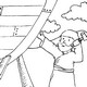 Noah and the Ark Coloring Page
