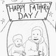 Father's Day Coloring Sheets