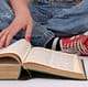 Teenager Reading a Book
