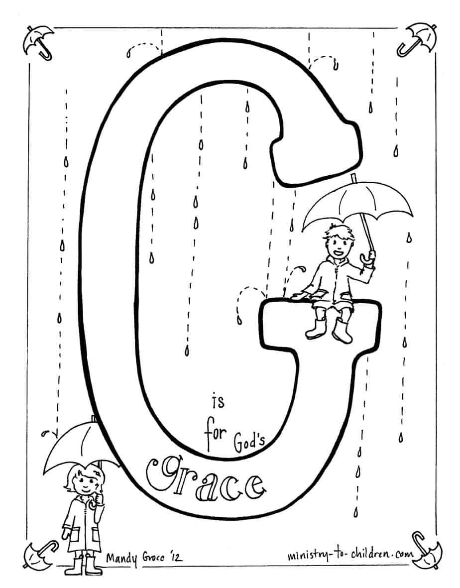 abcs of christianity coloring pages - photo #31