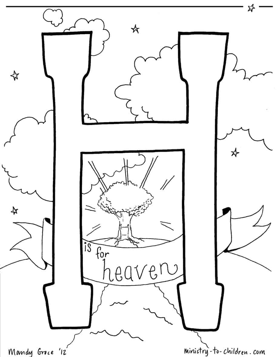 abcs of christianity coloring pages - photo #20