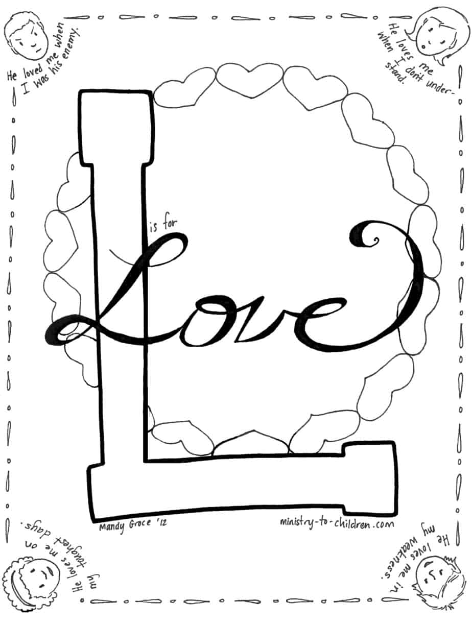 i love sunday school coloring pages - photo #28