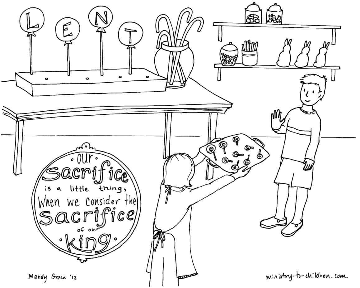 coloring pages for lent - photo #4