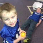 Bible verse review game for children's church.