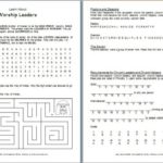 Bible Worksheets about Worship Leaders