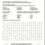 Bible Puzzle - New Testament Letters Word Find