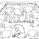 Micah Bible coloring pages