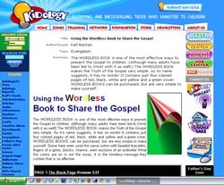 The Gospel In Colors - The Wordless Book - Ministry To Children