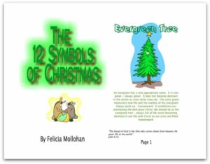 12 Symbols of Christmas Printable Story Booklet for Kids