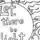 Print or Download the "Let there be light" coloring page