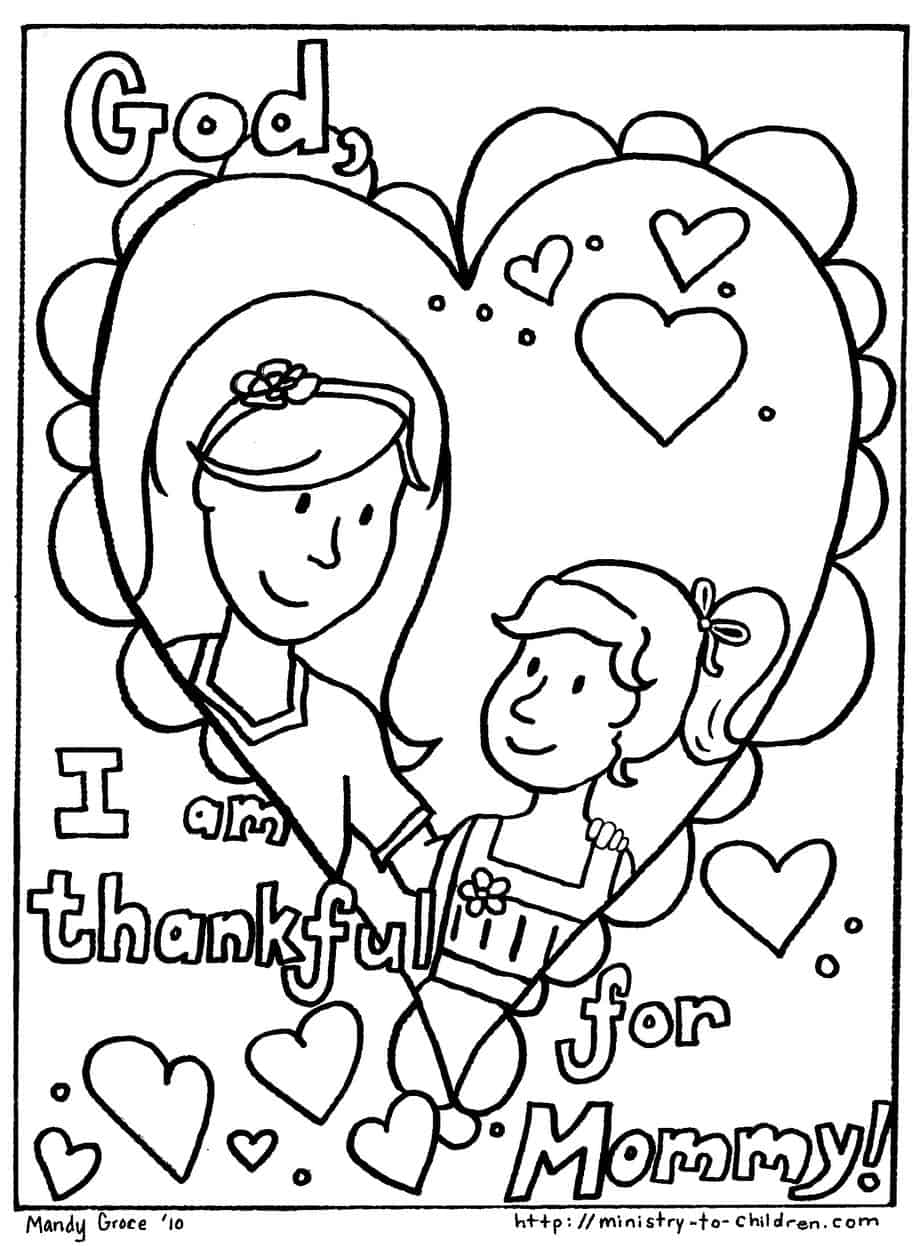 Mother's Day Coloring Pages | Free Printable PDF Coloring Book for Mothers Day