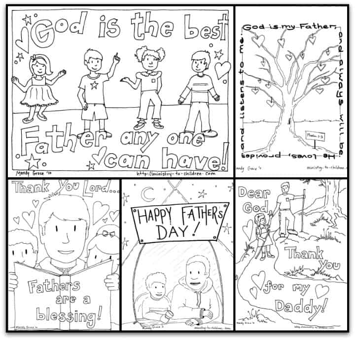 Fathers Day Coloring Pages Free 5