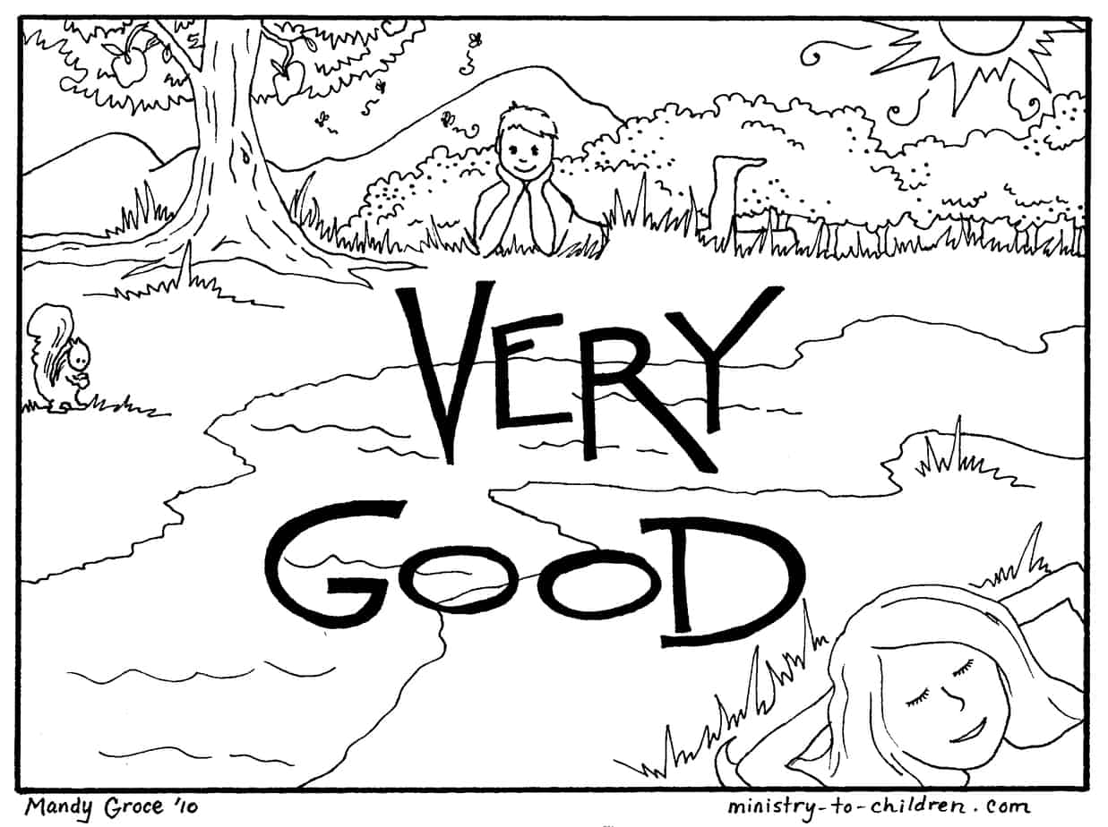 Creation Bible Coloring Pages 10