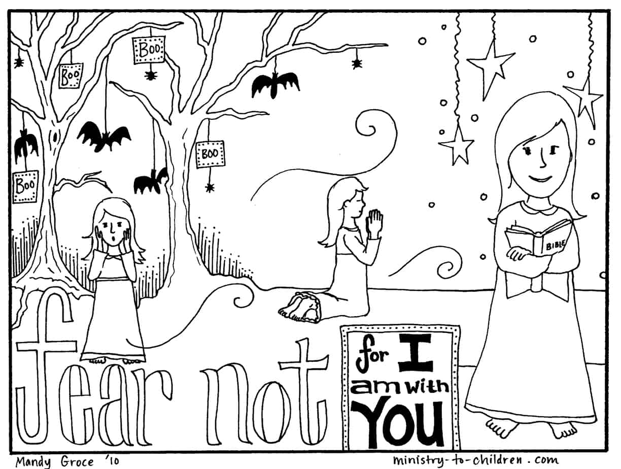 girl halloween coloring pages