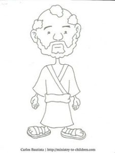Peter Coloring Page (free printable cartoon figure)