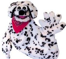 Firedog puppet