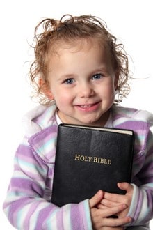 girl with Bible
