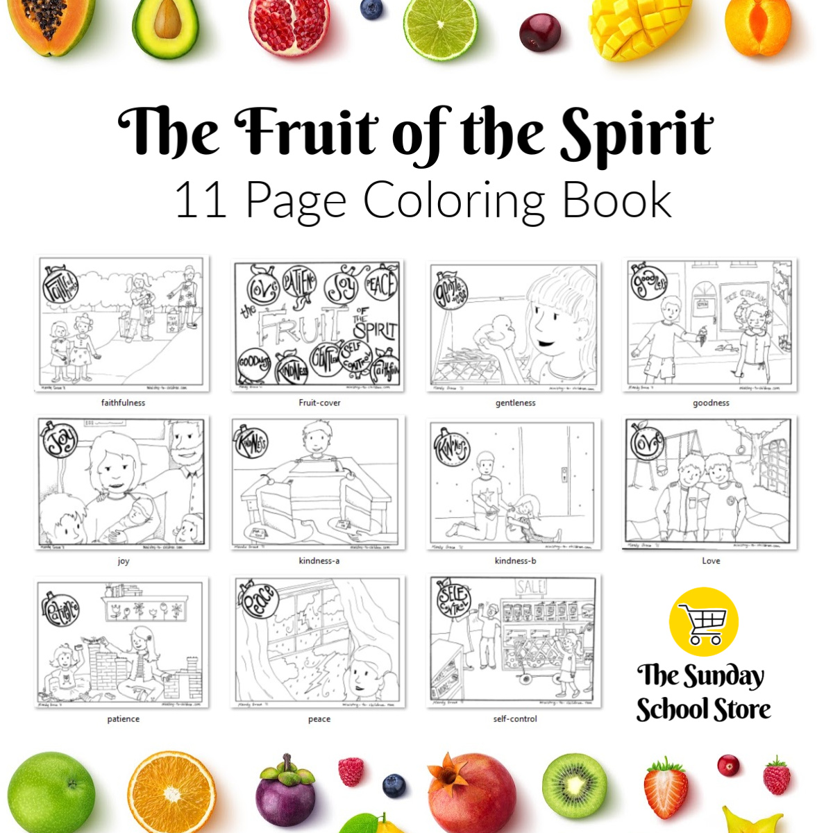 Coloring Pages Of Fruit Of The Spirit