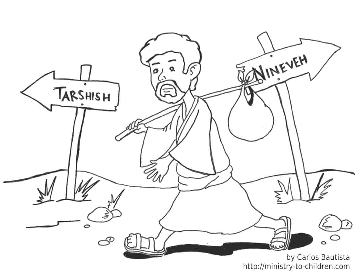 nineveh coloring pages