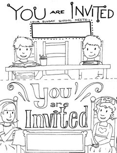 Sunday School invitation