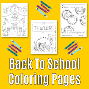 Back to School Coloring Pages 2020