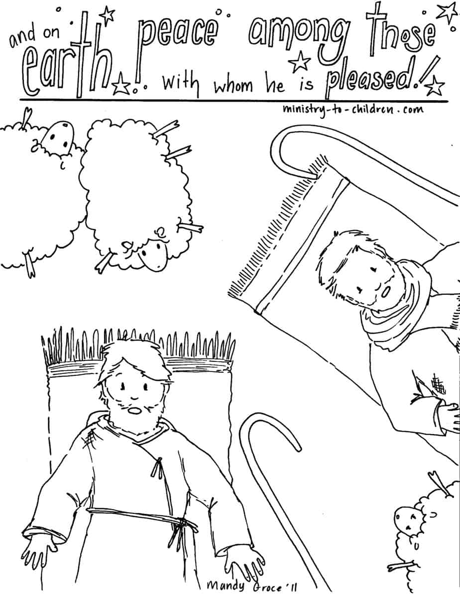 peter denies jesus coloring page