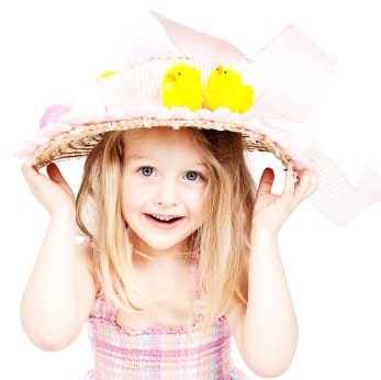 Little Girl in Easter Hat