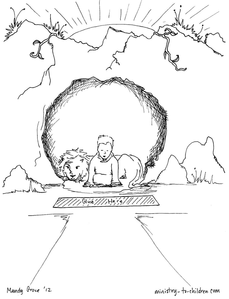 Daniel in the Lion&#22;s Den" Coloring Pages  Ministry-To-Children
