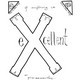 X is for Excellent Coloring page for the letter X