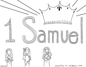 "book of 1 samuel" bible coloring page