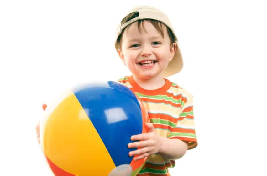 children's games with beach balls