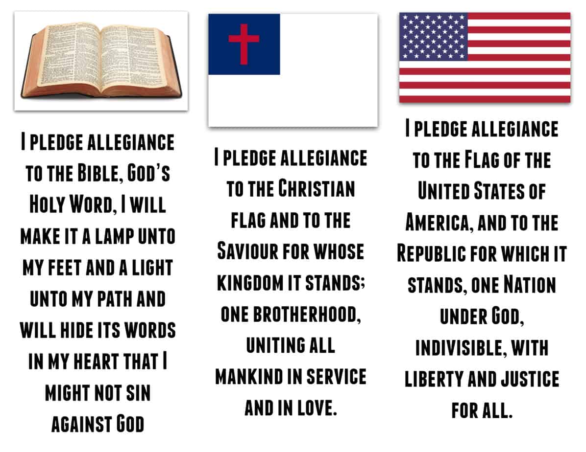 pledge of allegiance words printable for kids