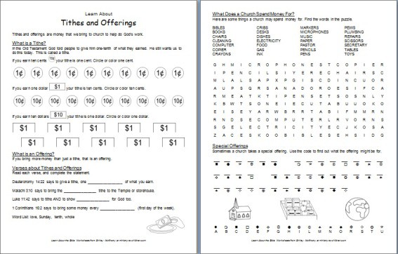 Sunday school lessons worksheets youth Youth Bible