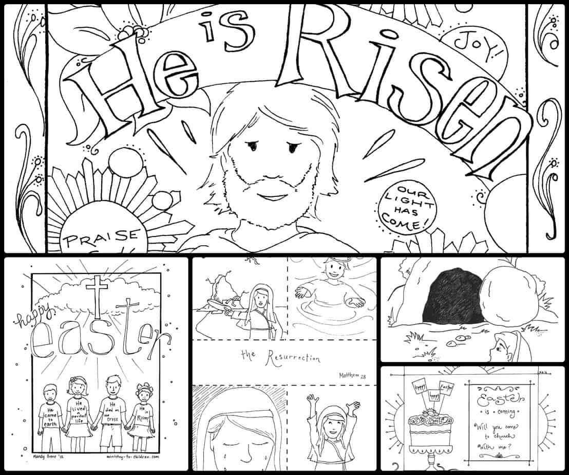 Download 15 Easter Coloring Pages Religious Free Printables for Kids