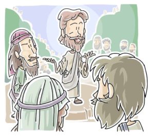 Jesus Teaching, "All About Love" Lectionary Lesson from Matthew 22:34-46