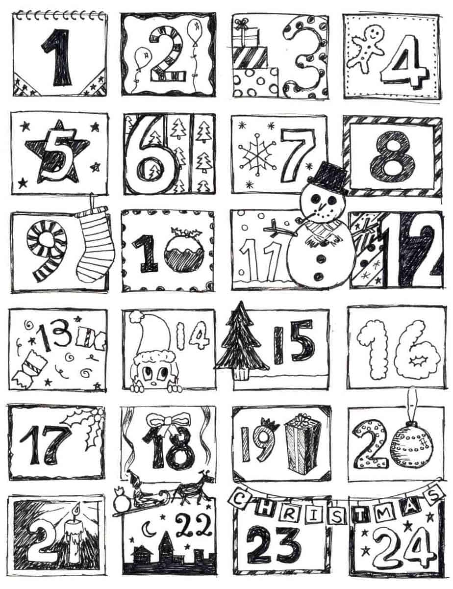 coloring book download for advent pdf