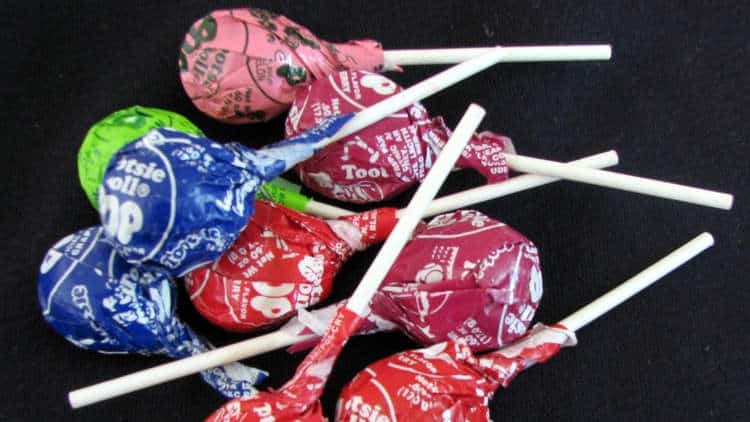 Valentine Object Lesson: Tootsie Roll Pop